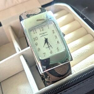 Vintage Analog Monogram Premier Designs Cuff Watch - Designer Collection